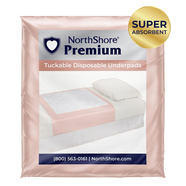 NorthShore Premium Tuckable Disposable Chux Underpads Incontinence