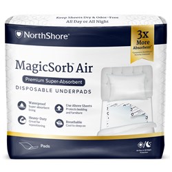NorthShore MagicSorb Air Super-Absorbent Disposable Underpads