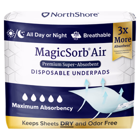 NorthShore MagicSorb Air Breathable Disposable Bed Protectors