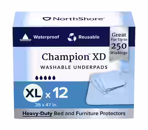 NorthShore Champion XD Premium Washable Bed Protectors (Underpads)