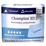 NorthShore Champion XD Premium Washable Bed Protectors (Underpads)