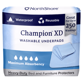 NorthShore Champion XD Premium Washable Bed Protectors (Underpads)