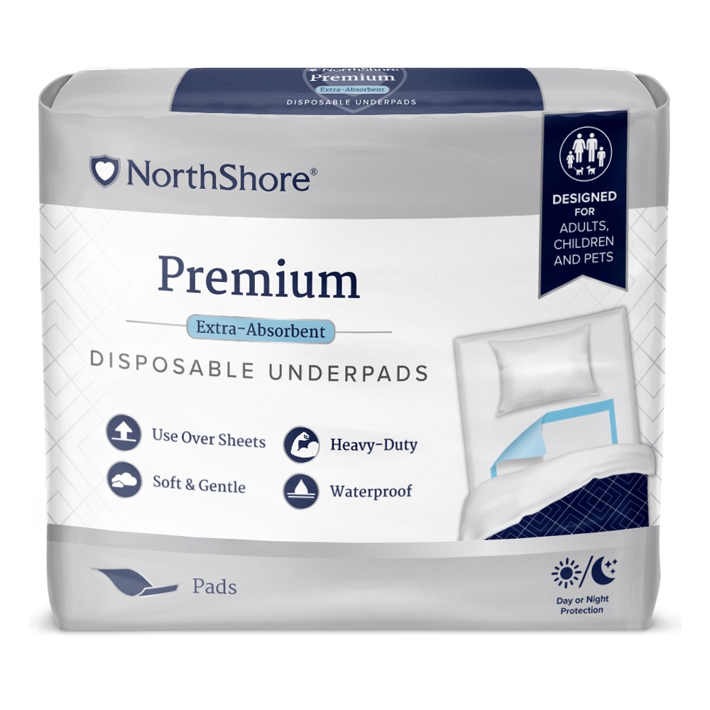 NorthShore Premium Super-Absorbent Disposable Underpads