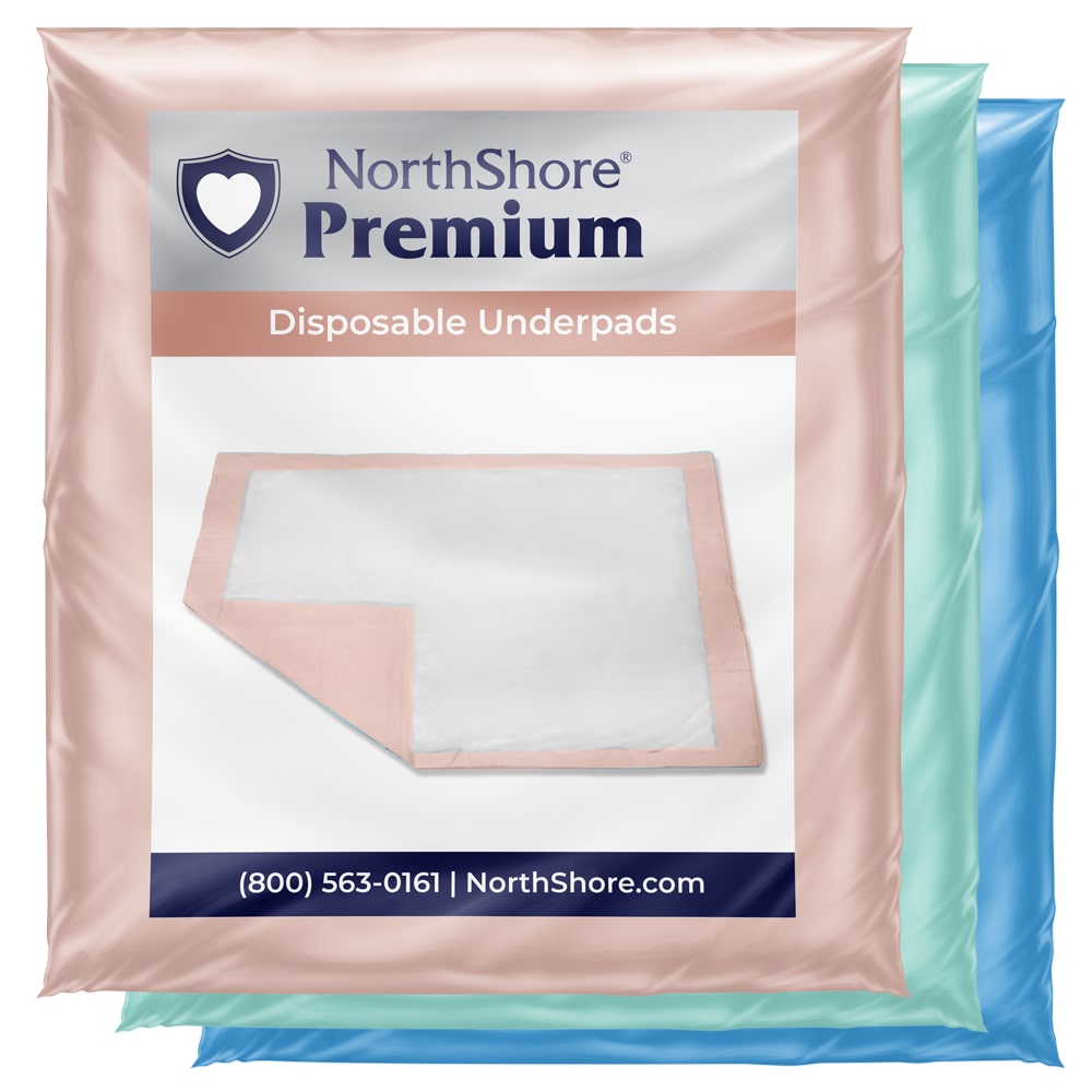 NorthShore Premium SuperAbsorbent Disposable Chux Underpads