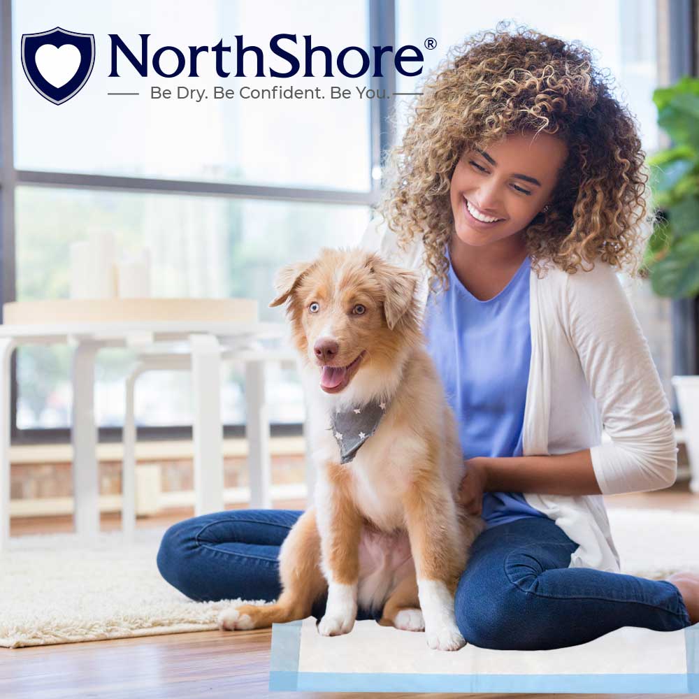 NorthShore Premium Disposable Underpads for Puppies