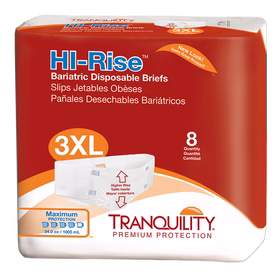 Tranquility Bariatric 3XL Plus Size Tab Style Briefs