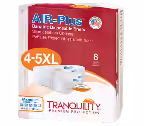 Tranquility Bariatric 3XL-5XL Plus Size Tab Style Briefs