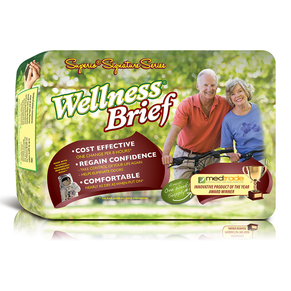 Wellness Tab-Style Briefs Superio Signature Series